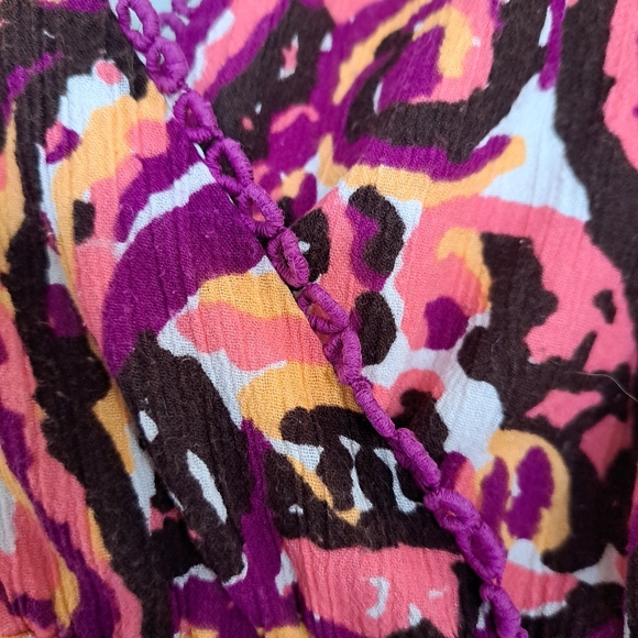 Merona Paisley Pattern Sleeveless Surplice Sundress Women's Size Medium - Picture 6 of 12